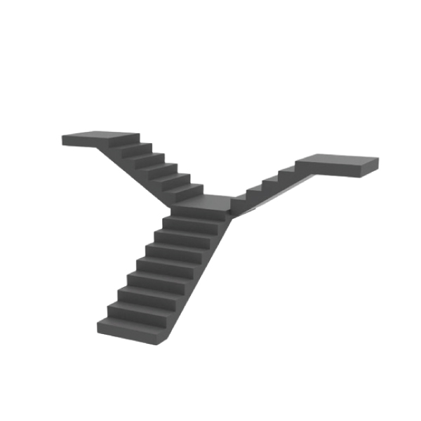 Split Staircase (Bifurcated)